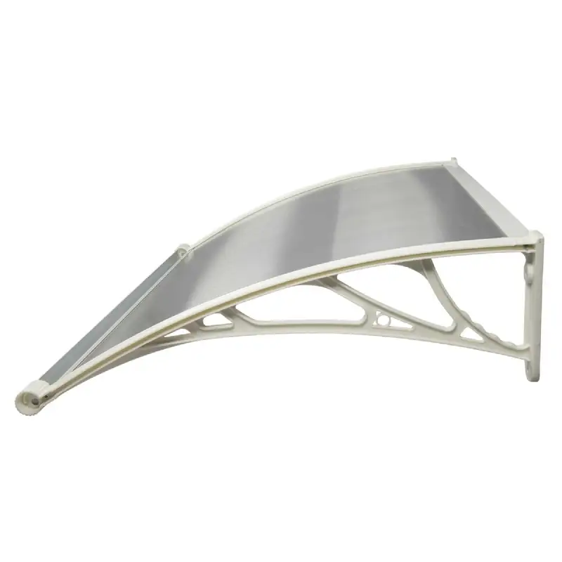 Marquise polycarbonate blanche 80 x120cm WERKA PRO