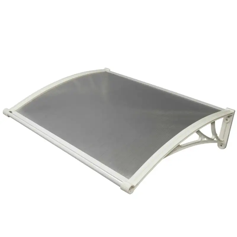 Marquise polycarbonate blanche 80 x120cm WERKA PRO