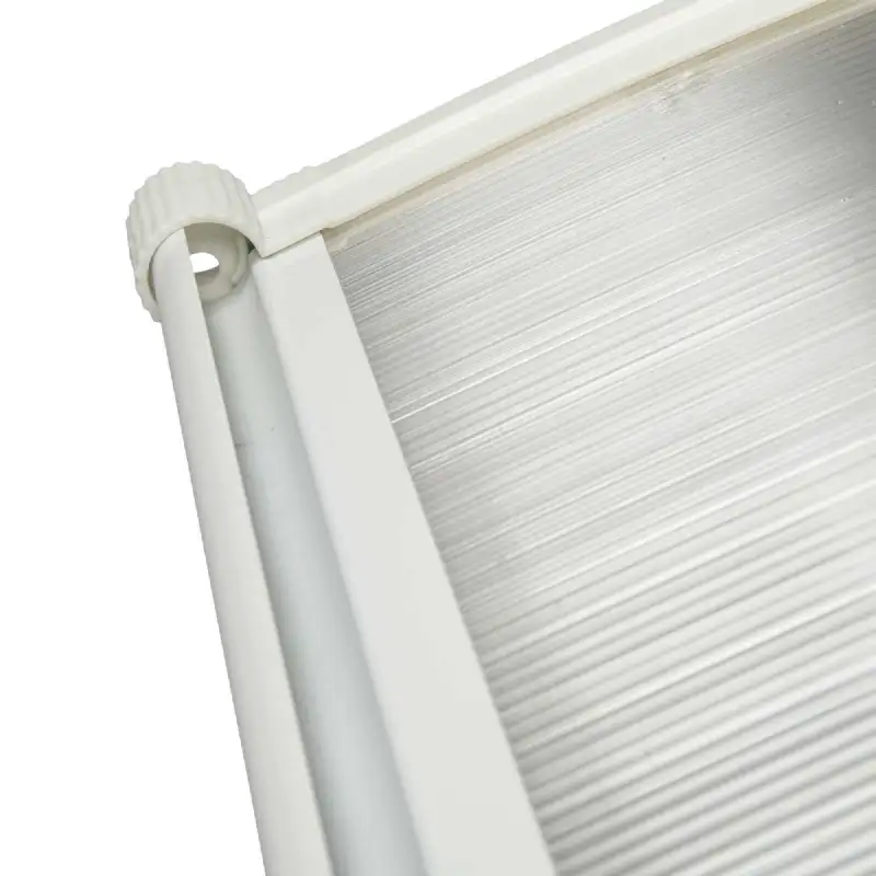 Marquise polycarbonate blanche 80 x120cm WERKA PRO