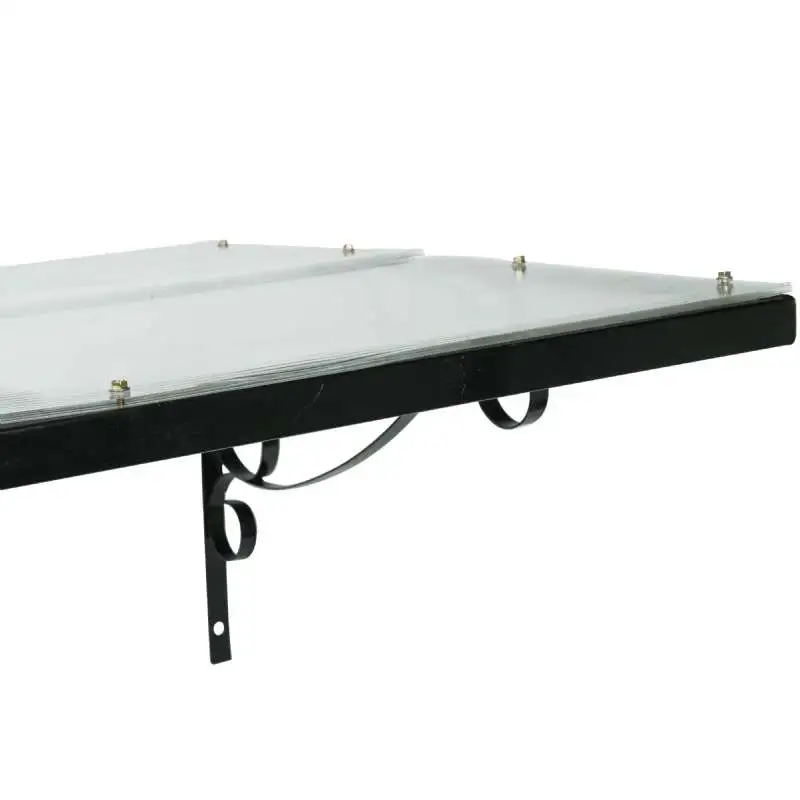 Marquise fer forgée et polycarbonate  (80 x 120cm) 
