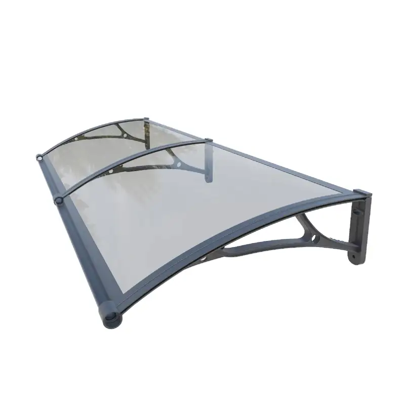 Marquise aluminium et polycarbonate (80x240 cm) WERKA PRO