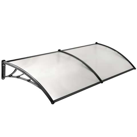 Marquise en polycarbonate 2 panneaux Werkapro 