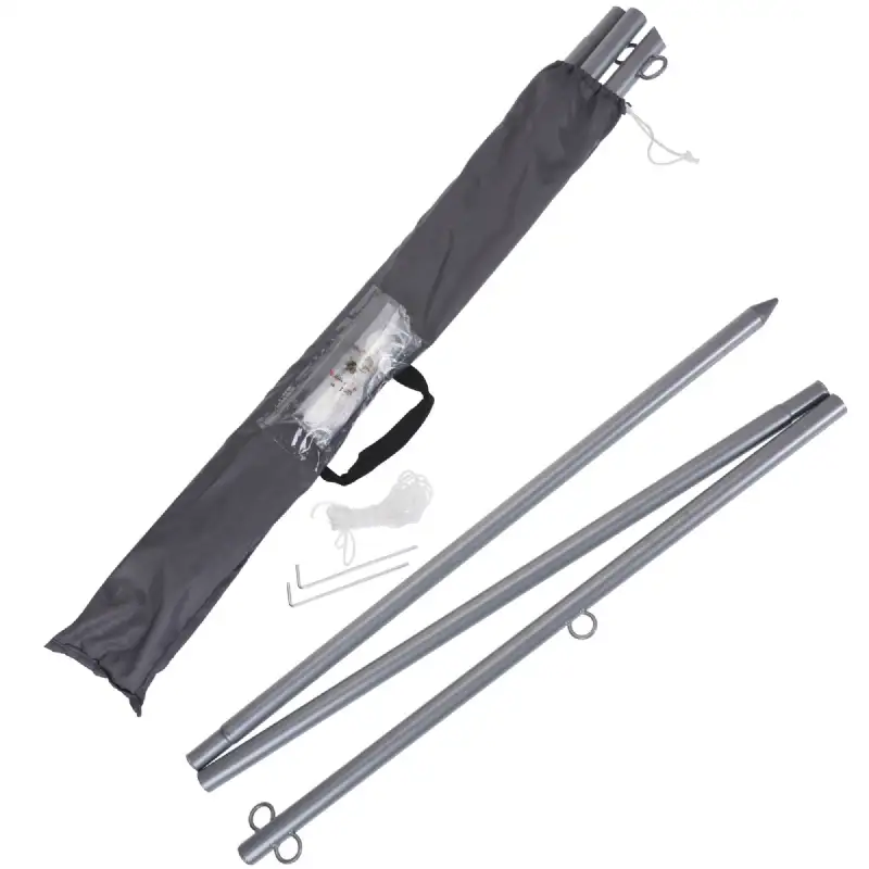 Mât pour voile d'ombrage de 2,2 m (Ø : 25 mm)