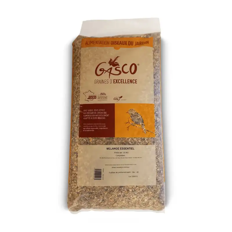 Graines d'Excellence pour Oiseaux 20 kg GASCO