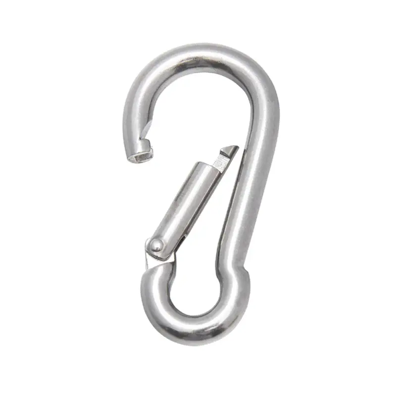 Mousqueton en acier inoxydable 8,1cm