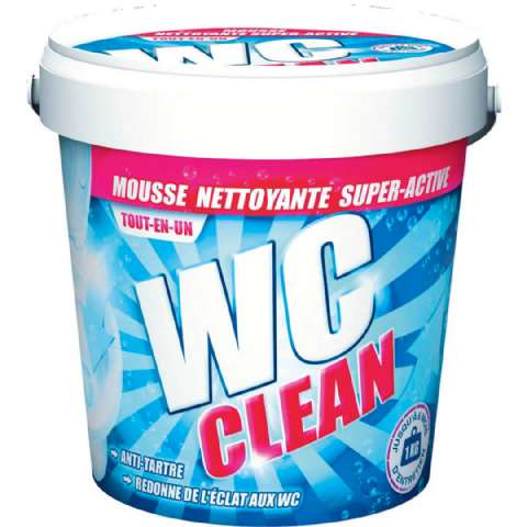 Mousse nettoyante super active wc clean