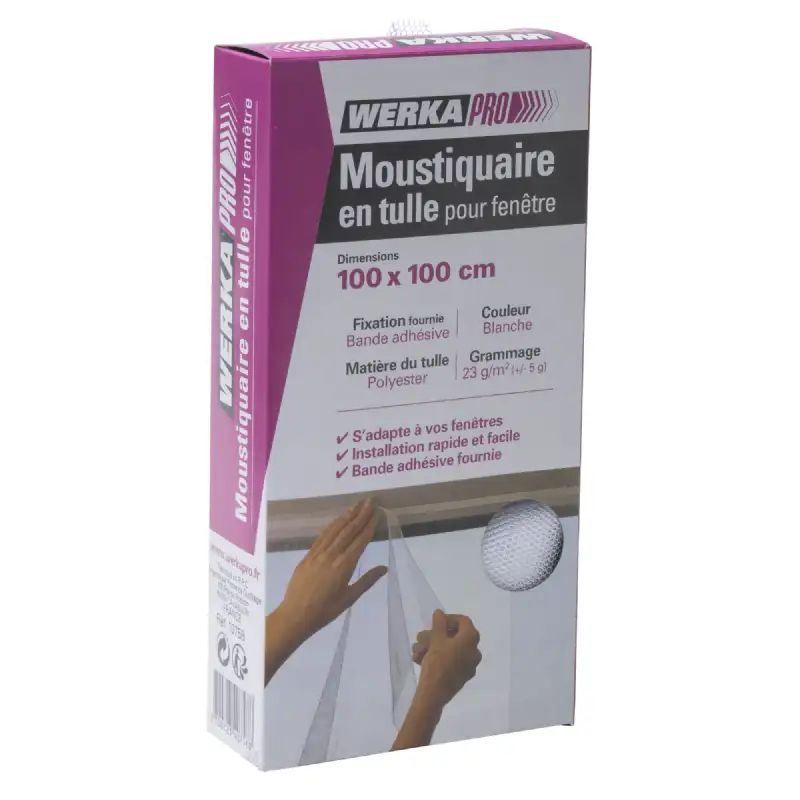Moustiquaire en tulle blanc WERKA PRO