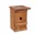 Nichoir à oiseaux en bois massif verni