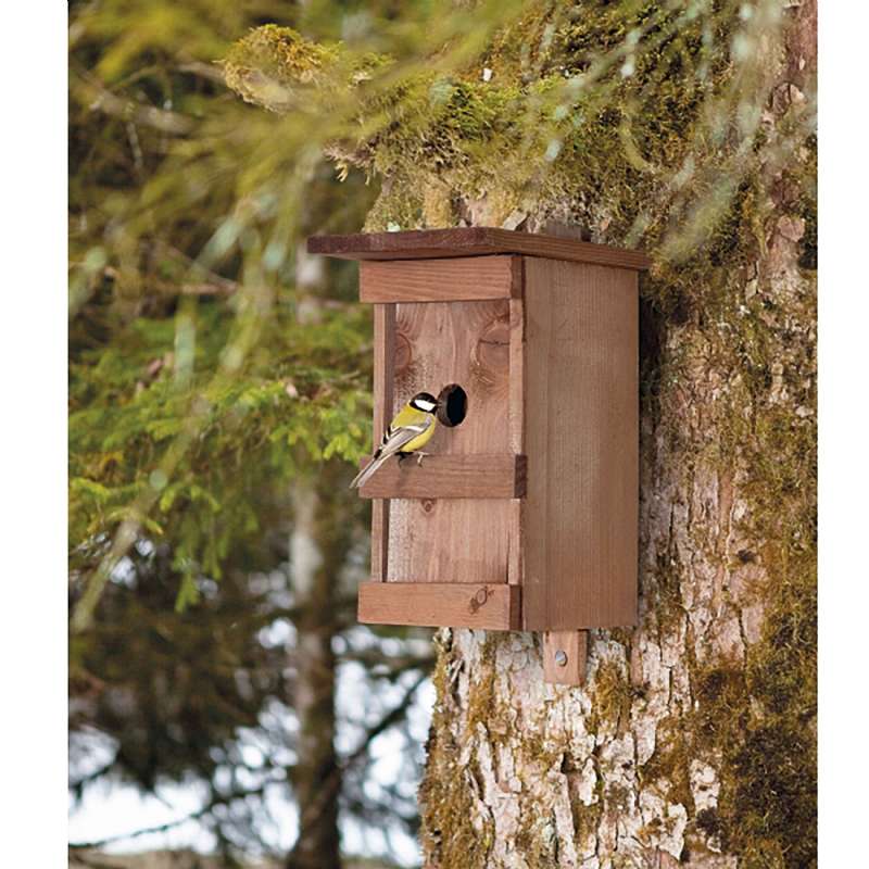 Nichoir à oiseaux en bois