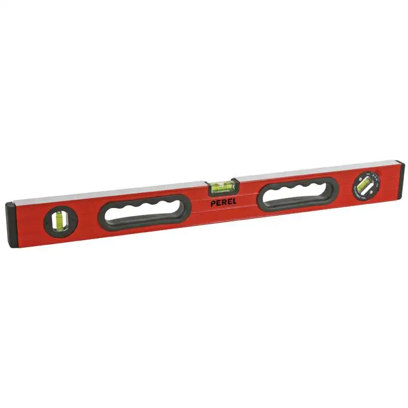 Niveau rectangulaire alu 80cm 3 fioles