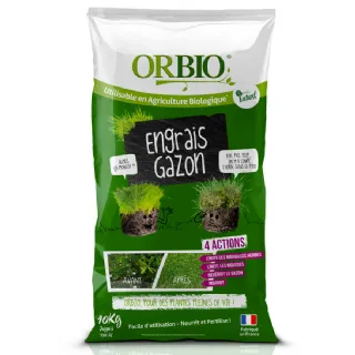 Engrais gazon 4 actions Orbio