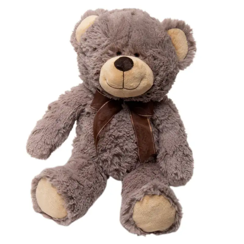 Ours en peluche doux de couleur taupe 55cm