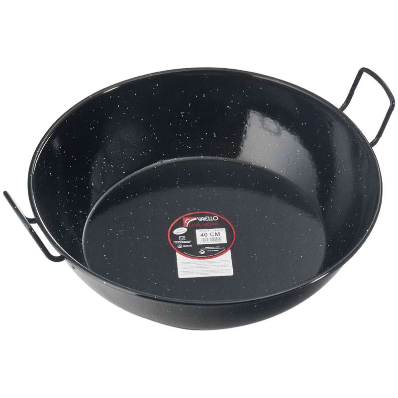 Plat à paella émaillé haut Ø 40 cm - Vaello - 19,99€ Plat à paella émaillé haut Ø 40 cm