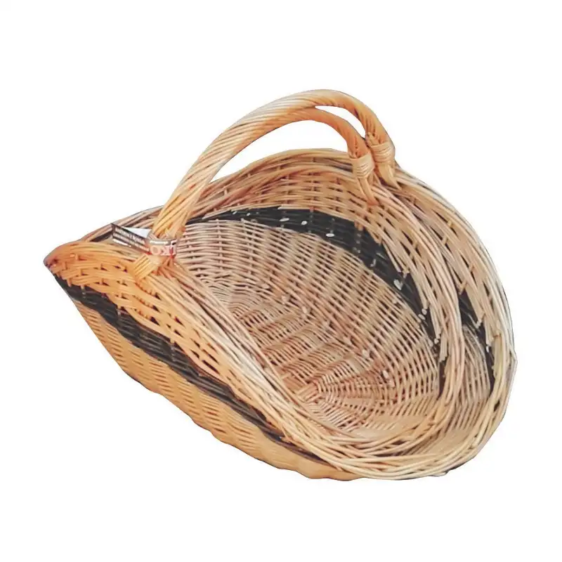 Panier à buche en osier 50x30 cm