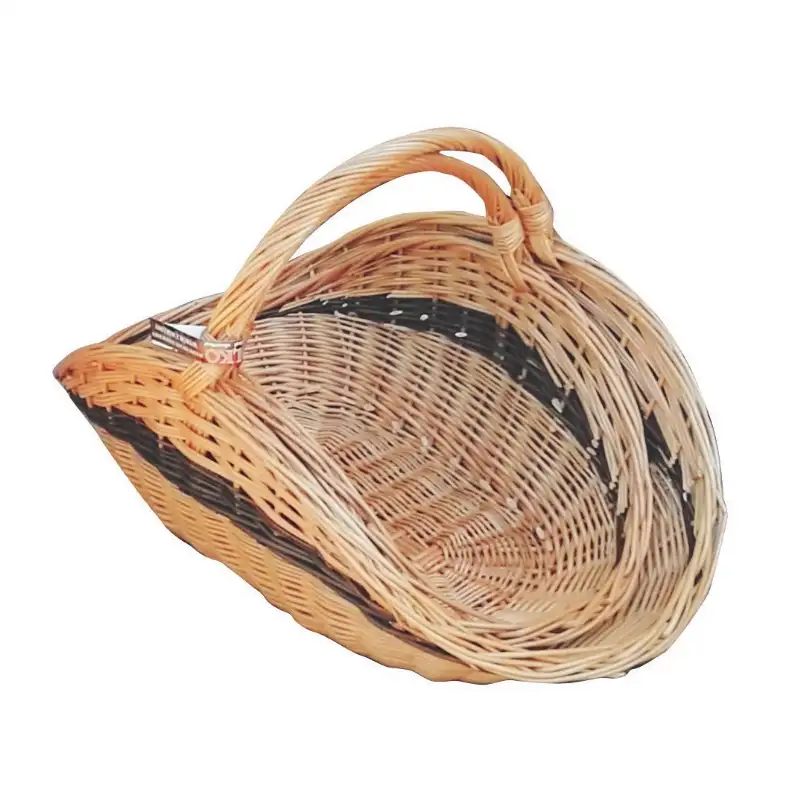 Panier à buche en osier 58 x 38 cm