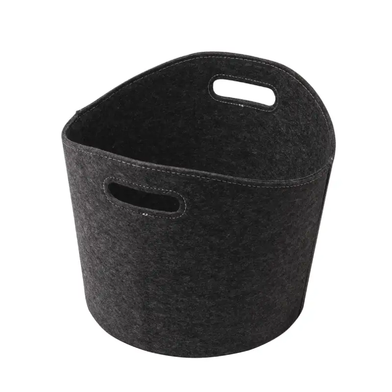 Panier à bûches rond en feutre WERKA PRO