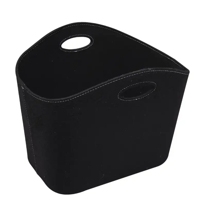 Seau à bûches rectangulaire en feutre WERKA PRO (45x33x39cm)