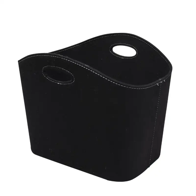 Seau à bûches rectangulaire en feutre WERKA PRO (45x33x39cm)