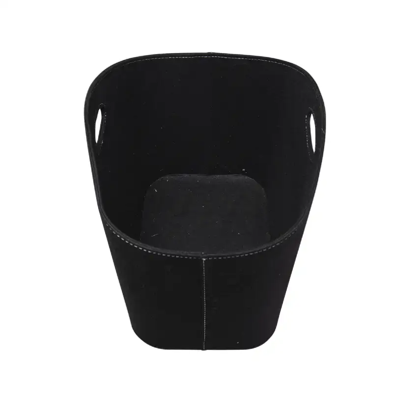 Seau à bûches rectangulaire en feutre WERKA PRO (45x33x39cm)