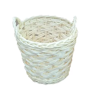 Panier à bûches en osier clair WERKA PRO