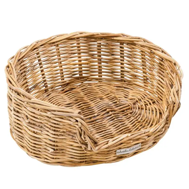 Panier en osier naturel