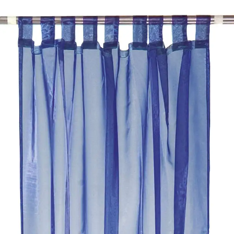 Panneaux à pattes ORGANZA bleu