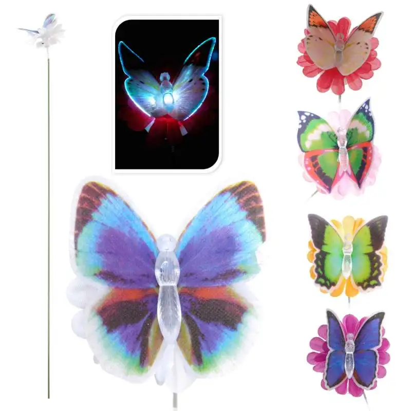 Papillon lumineux à couleur changeante