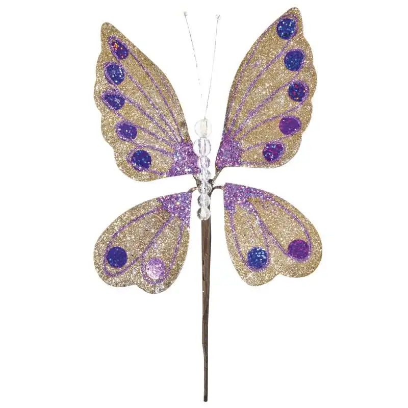 Papillon sur tige à fixer