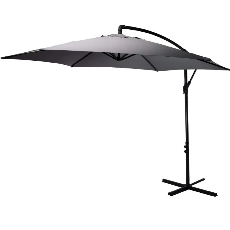 Parasol déporté d300cm anthracite