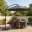 Parasol déporté gris anthracite WERKA PRO