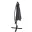 Parasol déporté gris anthracite WERKA PRO
