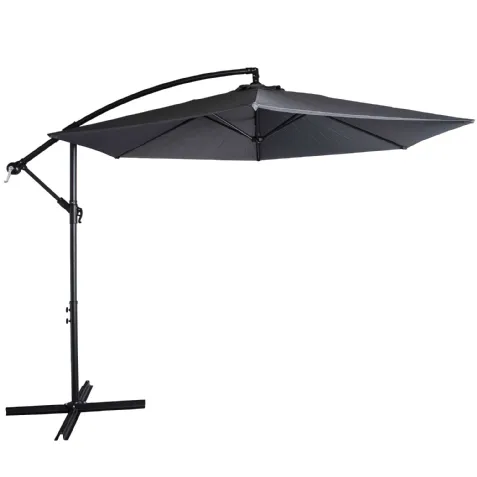 Parasol déporté gris anthracite WERKA PRO