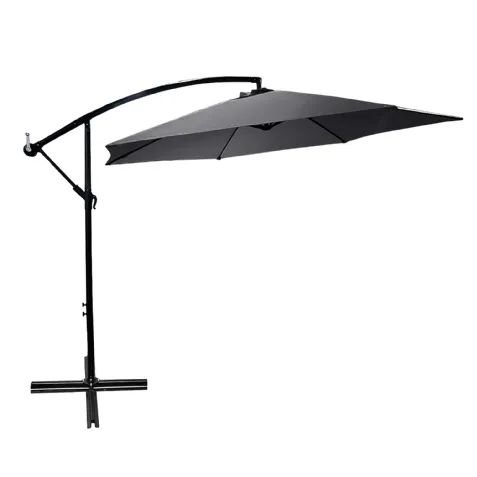 Parasol déporté gris anthracite WERKA PRO