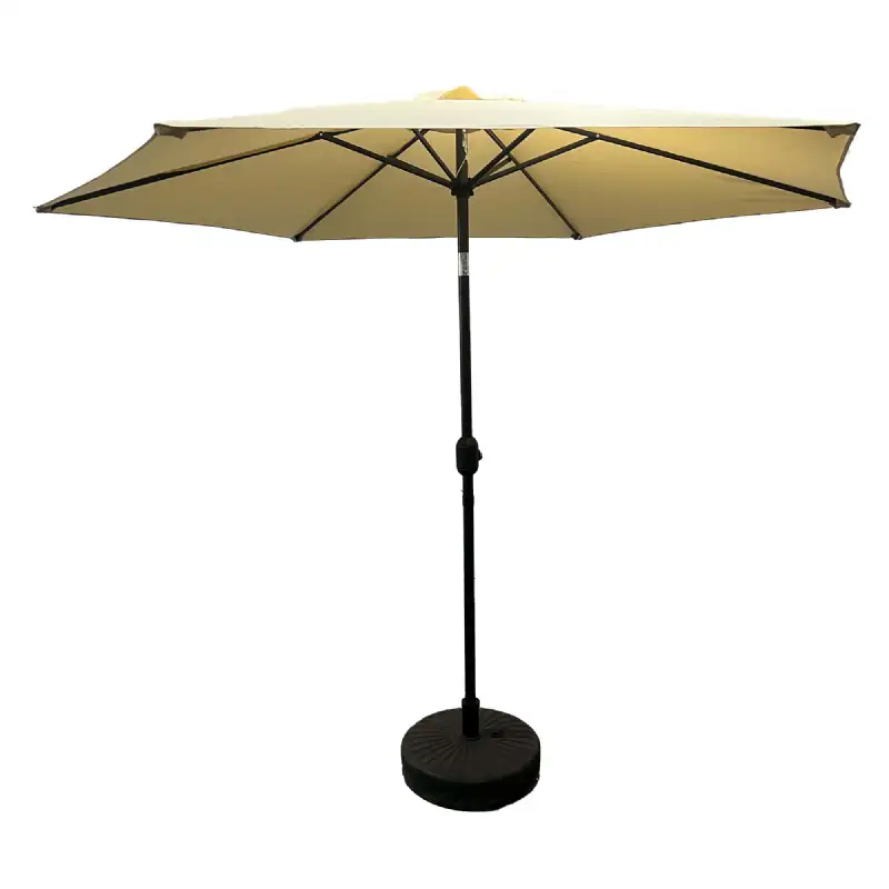Parasol Droit Ø2,7 m crème - WERKA PRO