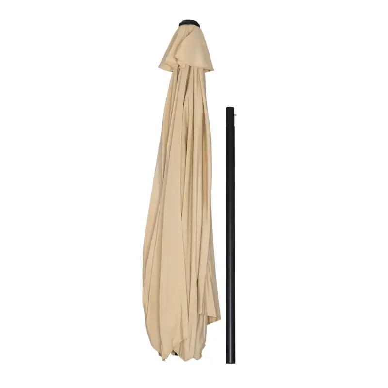 Parasol Droit Ø2,7 m crème - WERKA PRO 