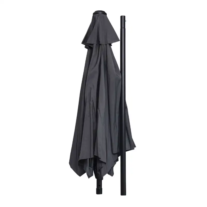 Parasol Droit WERKA PRO - Gris Anthracite Ø 2m
