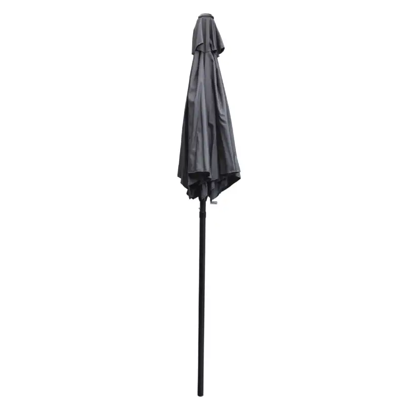 Parasol Droit WERKA PRO - Gris Anthracite Ø 2m