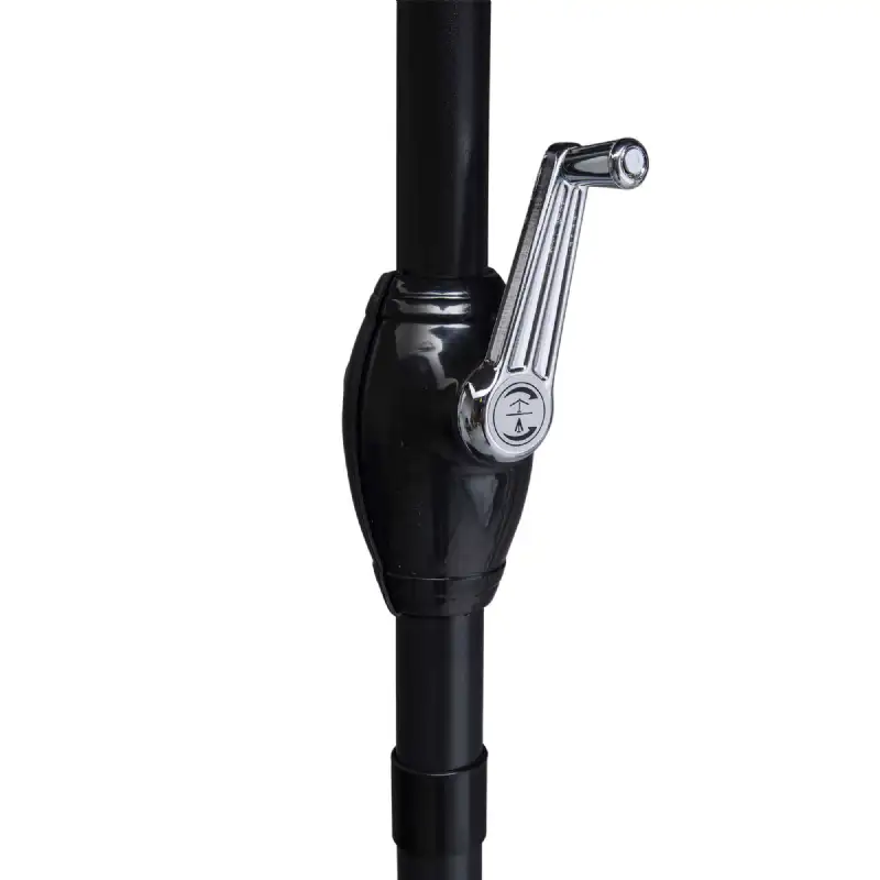 Parasol Droit WERKA PRO - Gris Anthracite Ø 2m