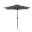 Parasol Droit WERKA PRO - Gris Anthracite Ø 2m