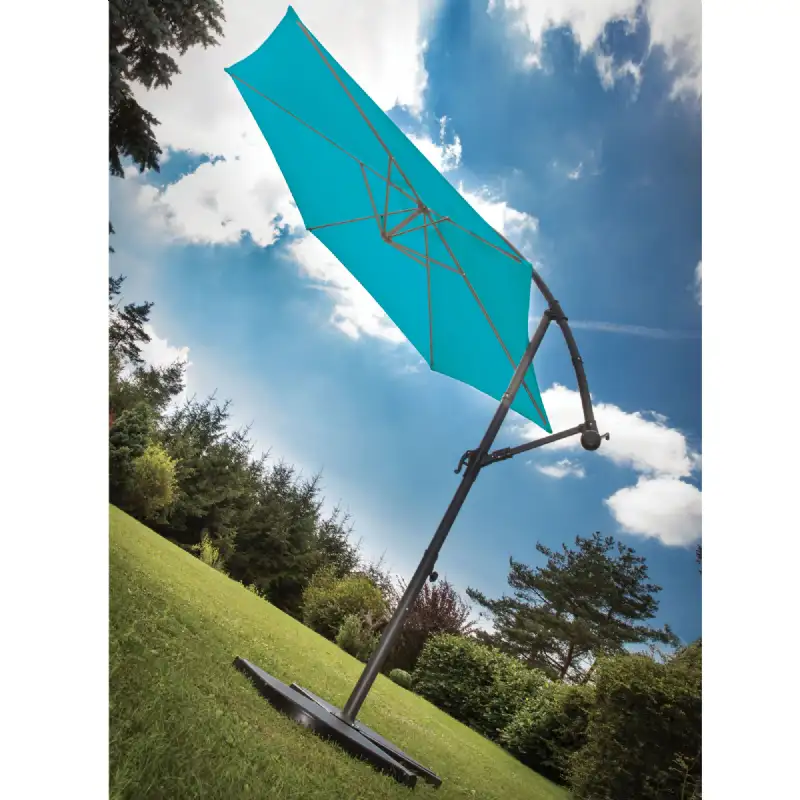 Parasol SuperKing aluminium à mât déporté (Ø3m) Ozalide