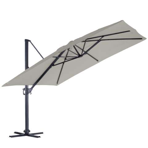 Parasol LuxeKing aluminium à mât déporté  (4mx3m) Ozalide