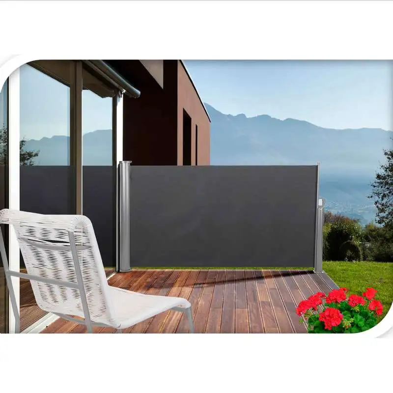 Paravent rétractable 2x3m anthracite