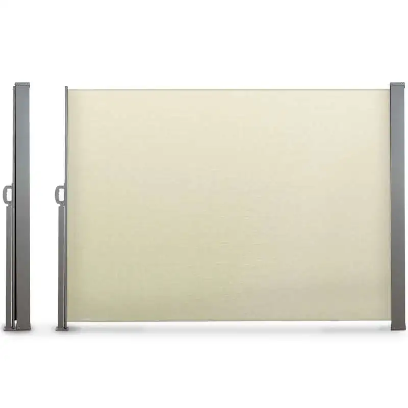 Paravent rétractable 2x3m crème