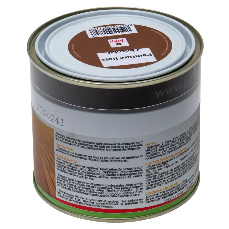 Peinture bois chocolat Jafep