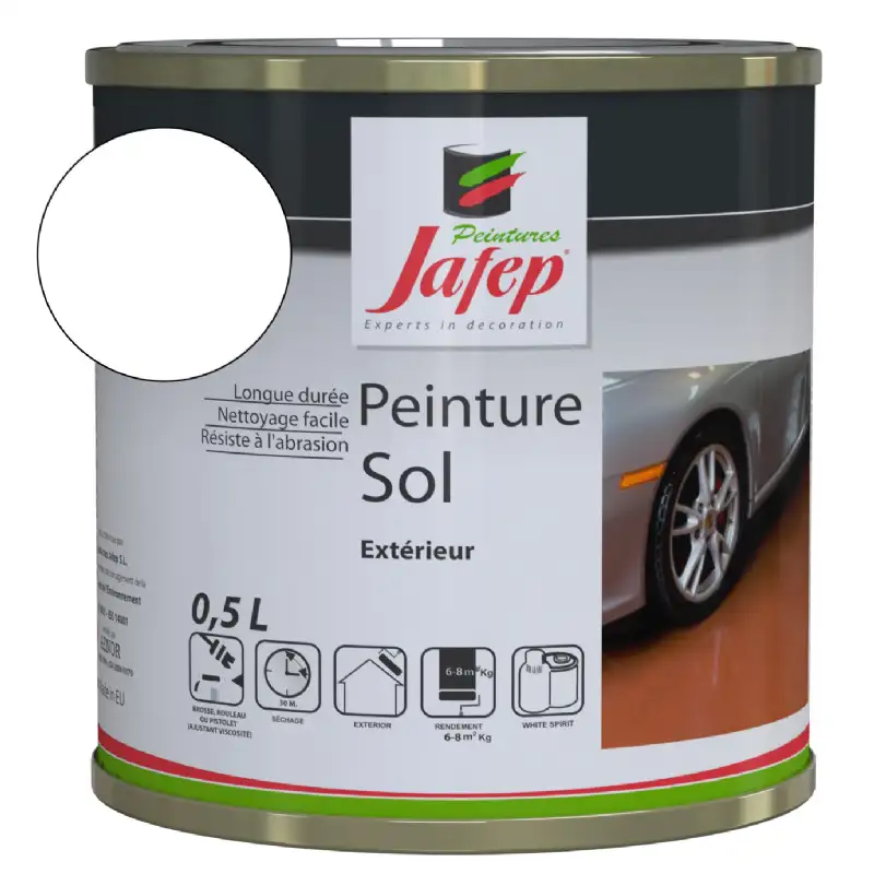 Peinture sol Jafep blanc