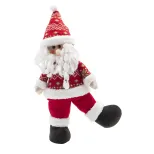 Peluche décorative Papa Noël 50cm