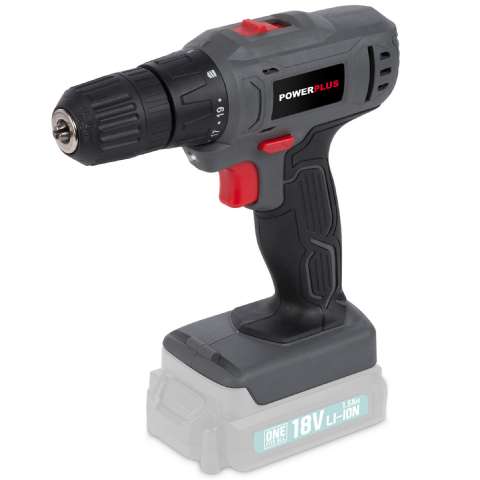 Perceuse visseuse à batterie 18v (sans batterie) - Powerplus - 26,99€ Perceuse visseuse à batterie 18v (sans batterie)