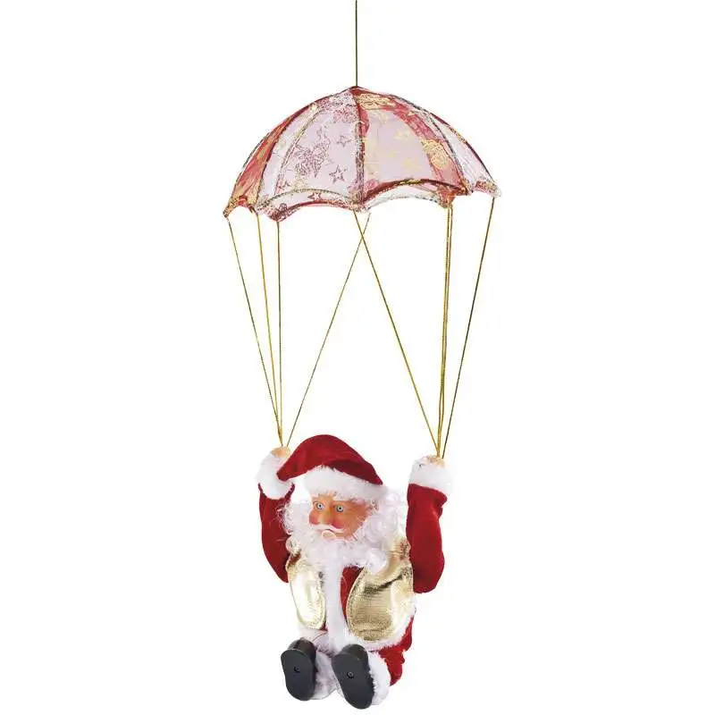 Père noël  en parachute 20cm