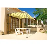 Toile de pergola crème 3 x 2,5m 180g/m²