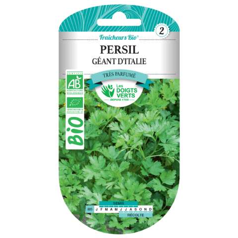 Graines persil géant d'Italie BIO Les Doigts Verts - Les doigts verts - 2,79€ Graines persil géant d'Italie BIO Les Doigts Verts